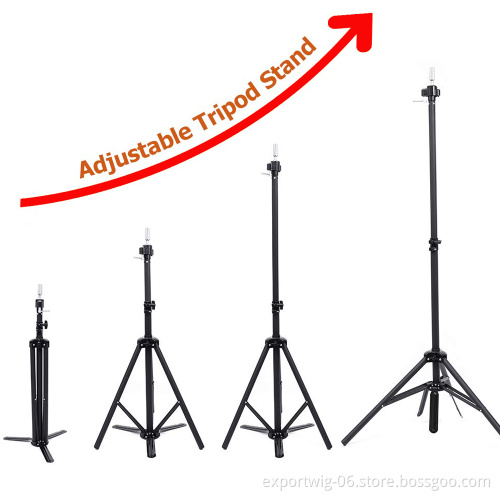 Wig Stand Adjustable Canvas Block Head Tripod With Multifunc Tray Mannequin Head Tripod For Wig Training Doll Head Stand Tripod